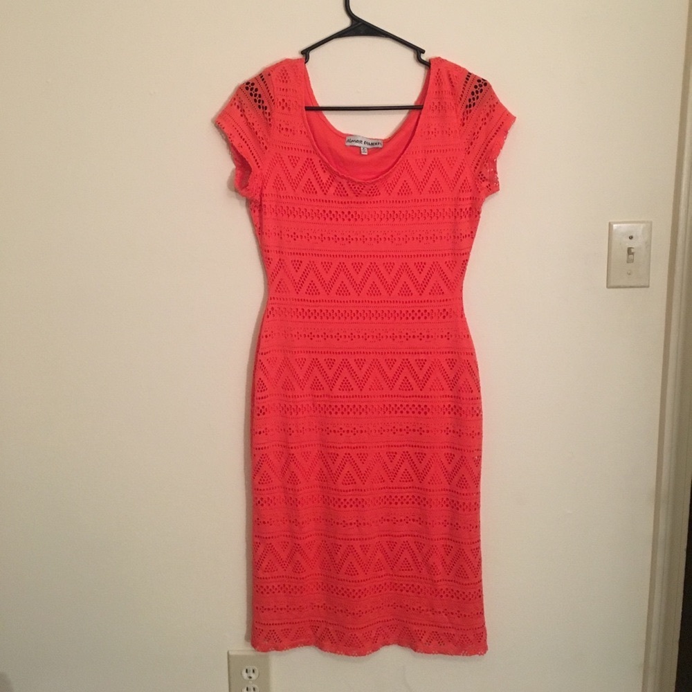 Coral dress